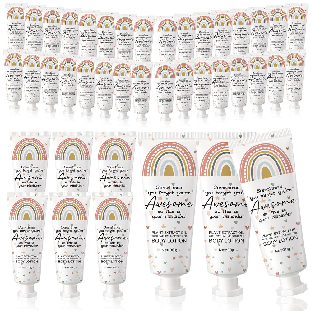 Yaryang boho rainbow lotion pack, travel-friendly gift for daily self care