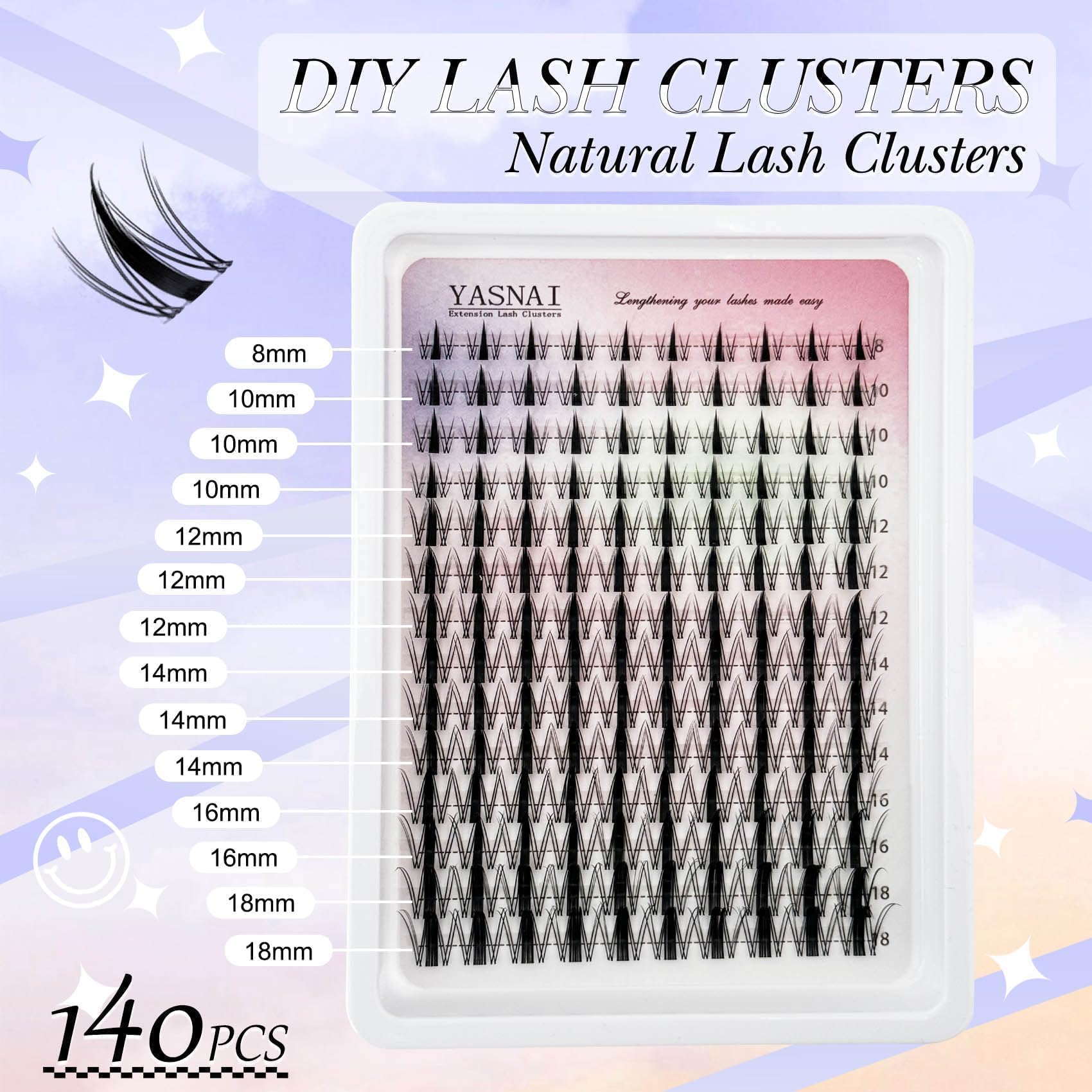 YASNAI DIY lash application easy with simple steps.