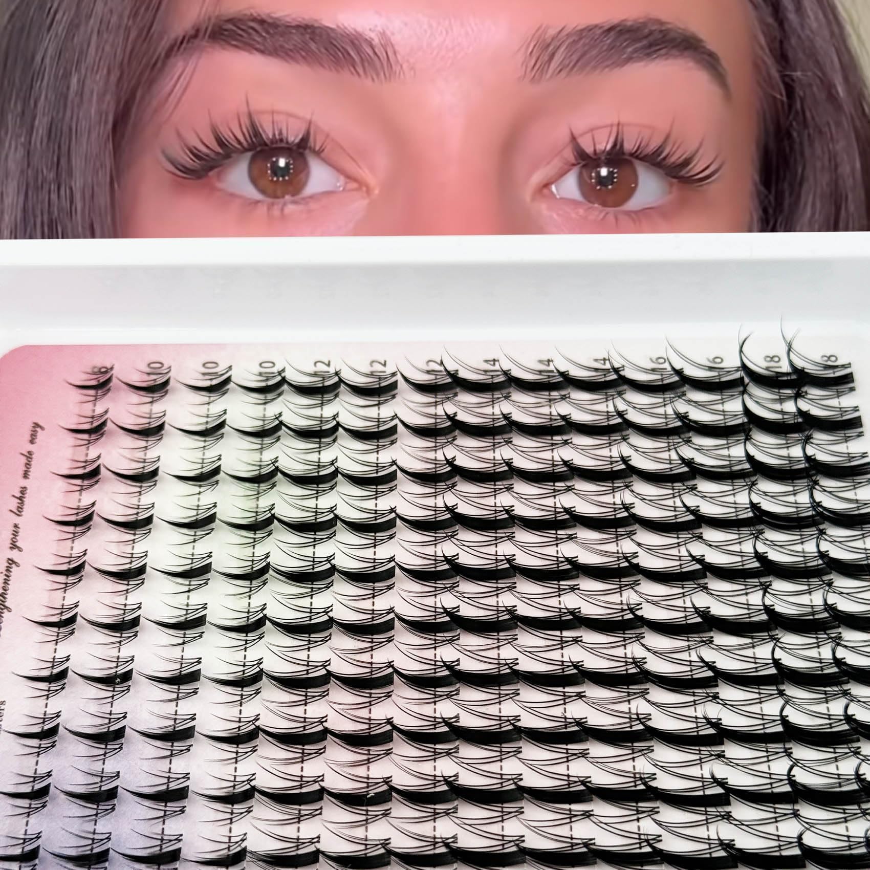 YASNAI manga lash extensions feature spiky, anime-inspired lashes.