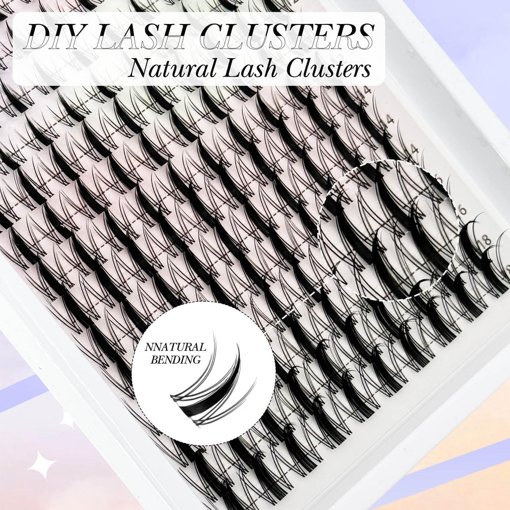 YASNAI Wet-look spiky lashes for bold eye accents.