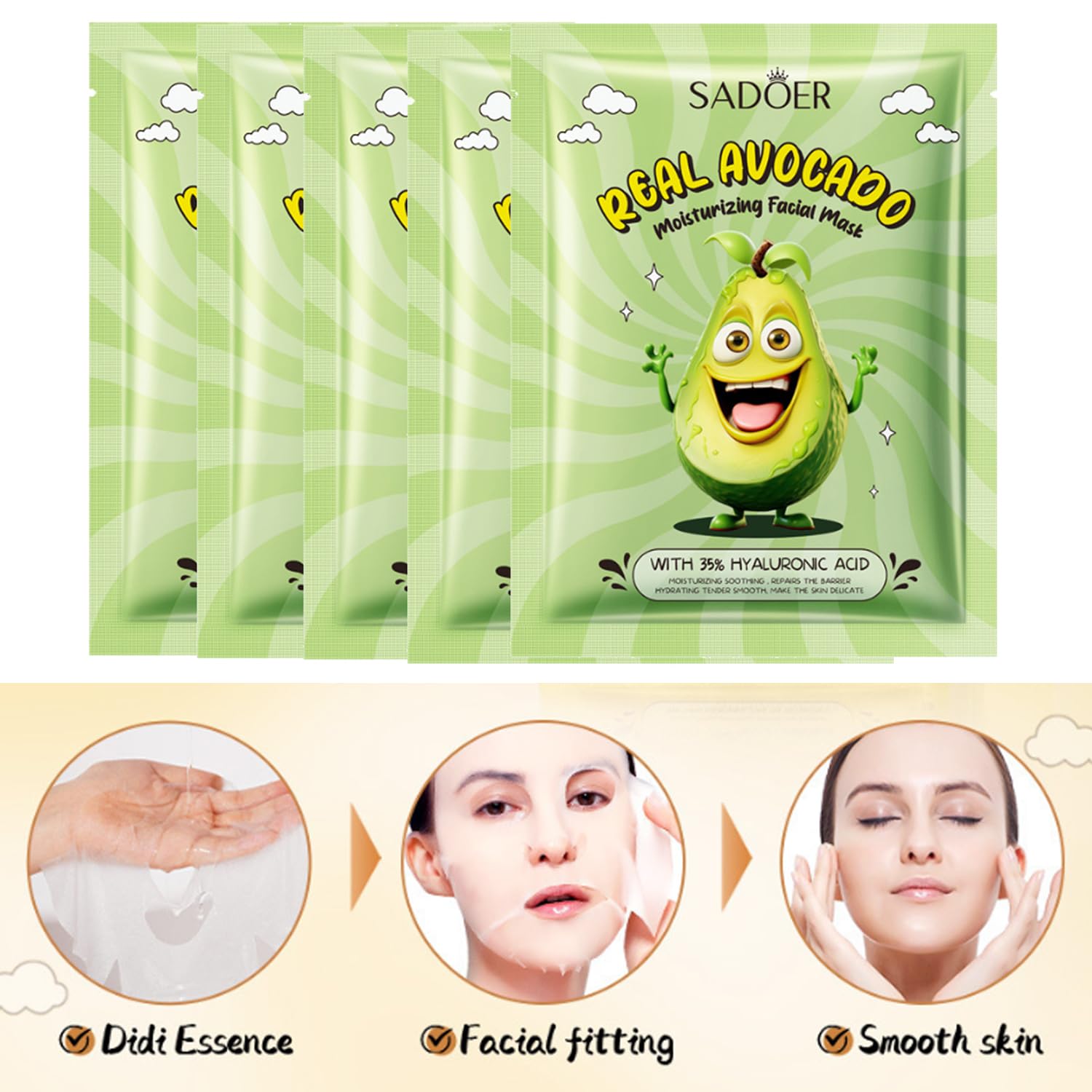 Yasovigi Avocado Lotion 100ml for lightweight hydration and smooth skin