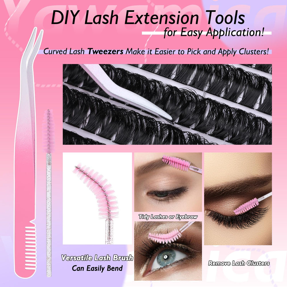 Yawamica 10-18mm length range offers versatile styling for different eye shapes.