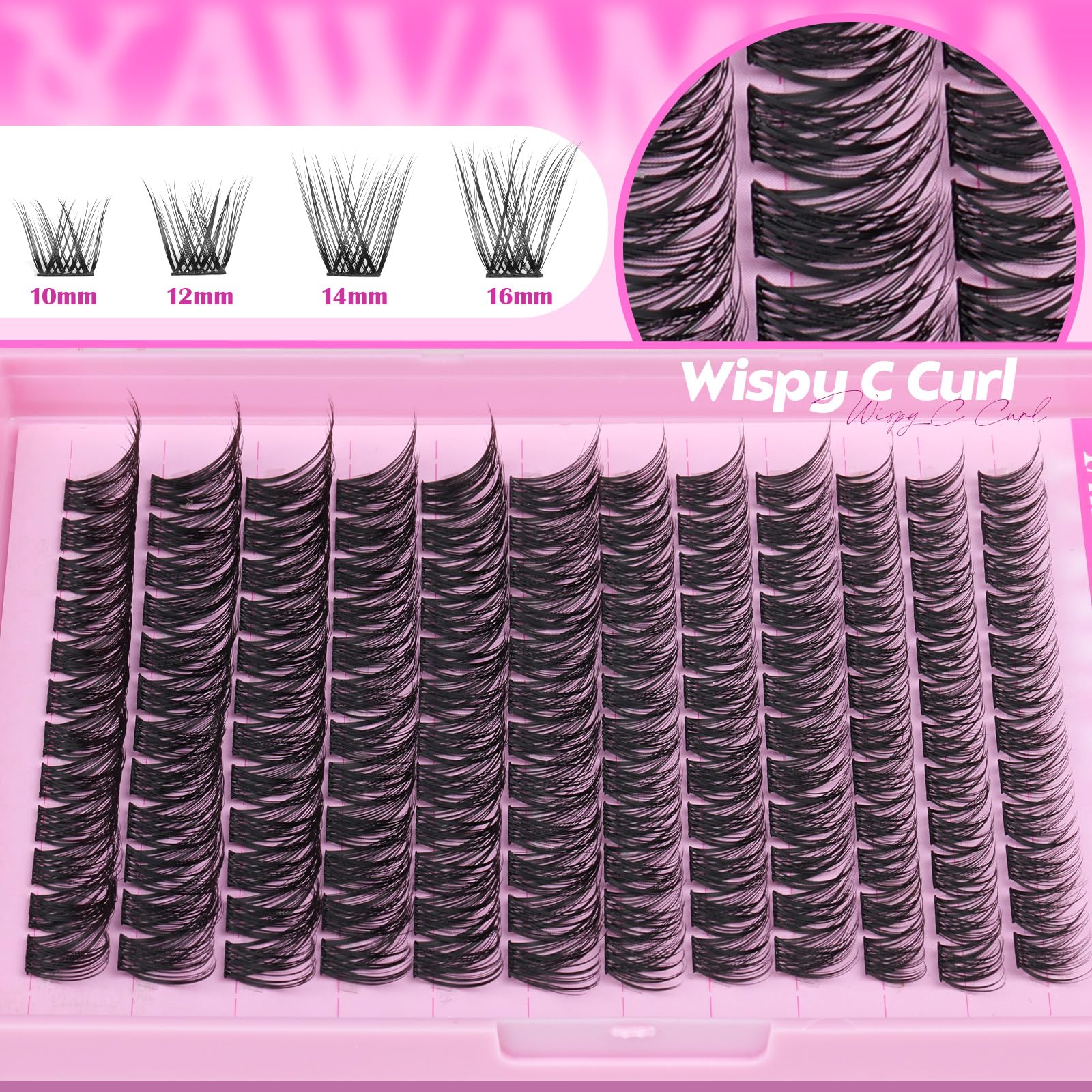 Yawamica upgraded BASF materials keep lashes soft and durable.
