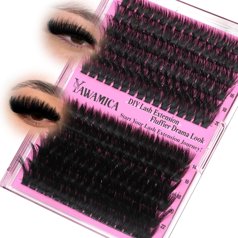 Yawamica 160D clusters 12–20mm for soft everyday glam.