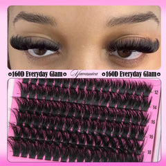 Yawamica 160D clusters 20mm for natural lift and length.