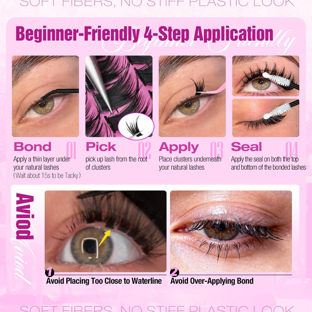 Yawamica at-home lash extension look achieves salon-like effect without appointments.
