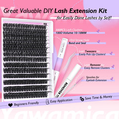 Yawamica bond and seal bottle highlights long-lasting lift for easy DIY application.