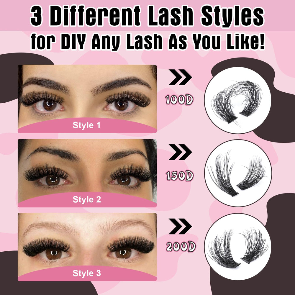 Yawamica lash bond and seal included for longer lasting results.