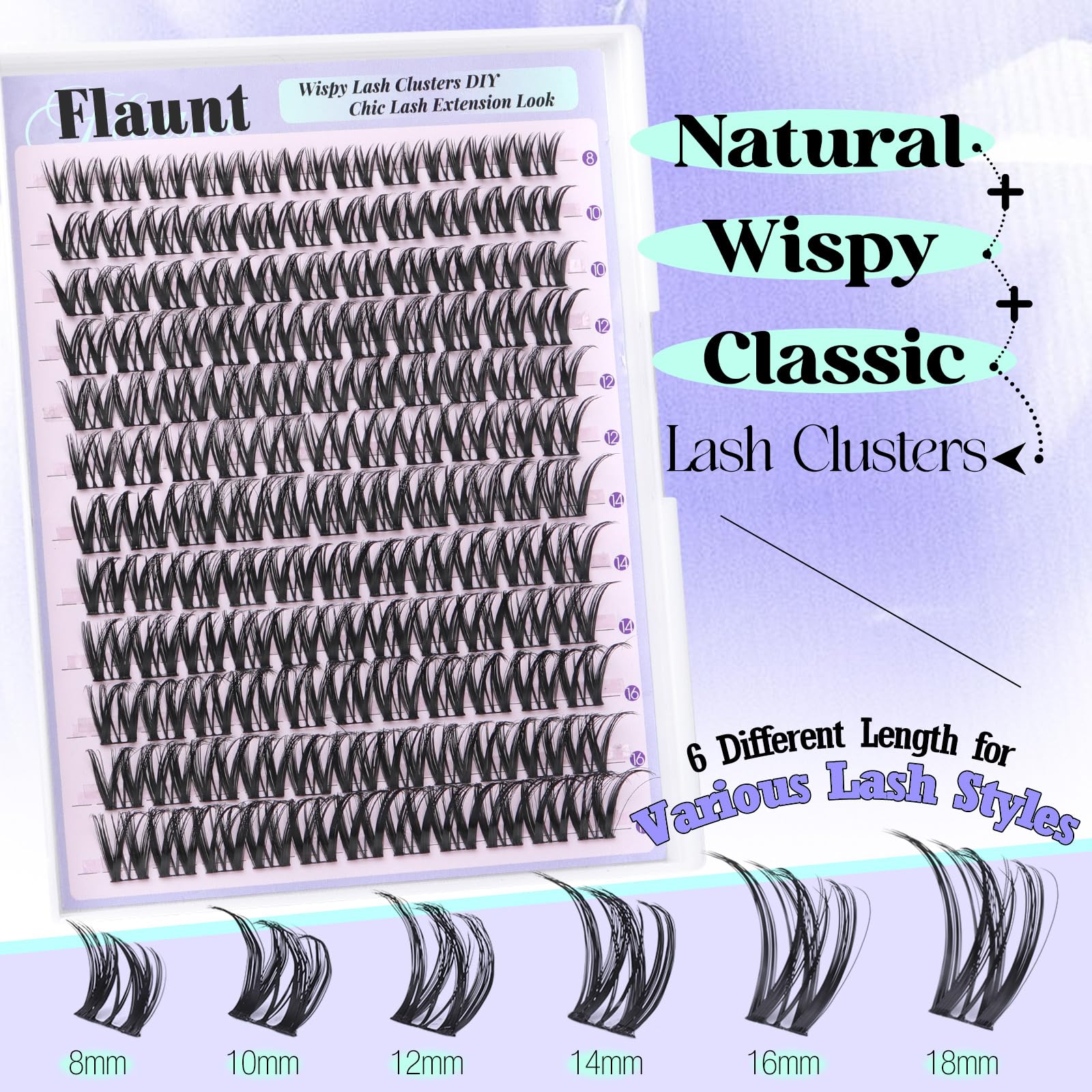 Yawamica cluster lashes DIY easy-application enable quick, beginner-friendly lash routine.
