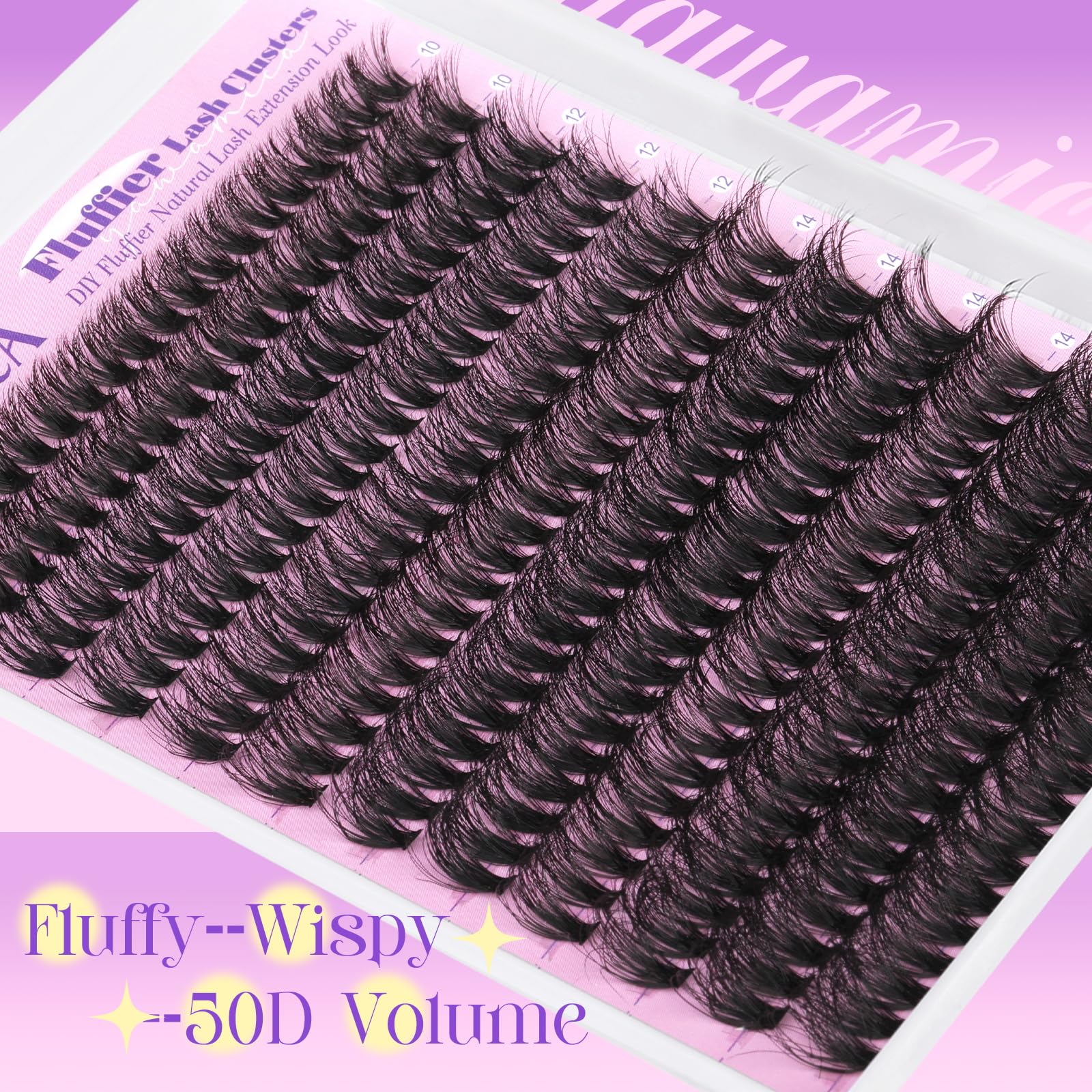 Yawamica D curl Korean fiber lashes are lightweight and comfortable