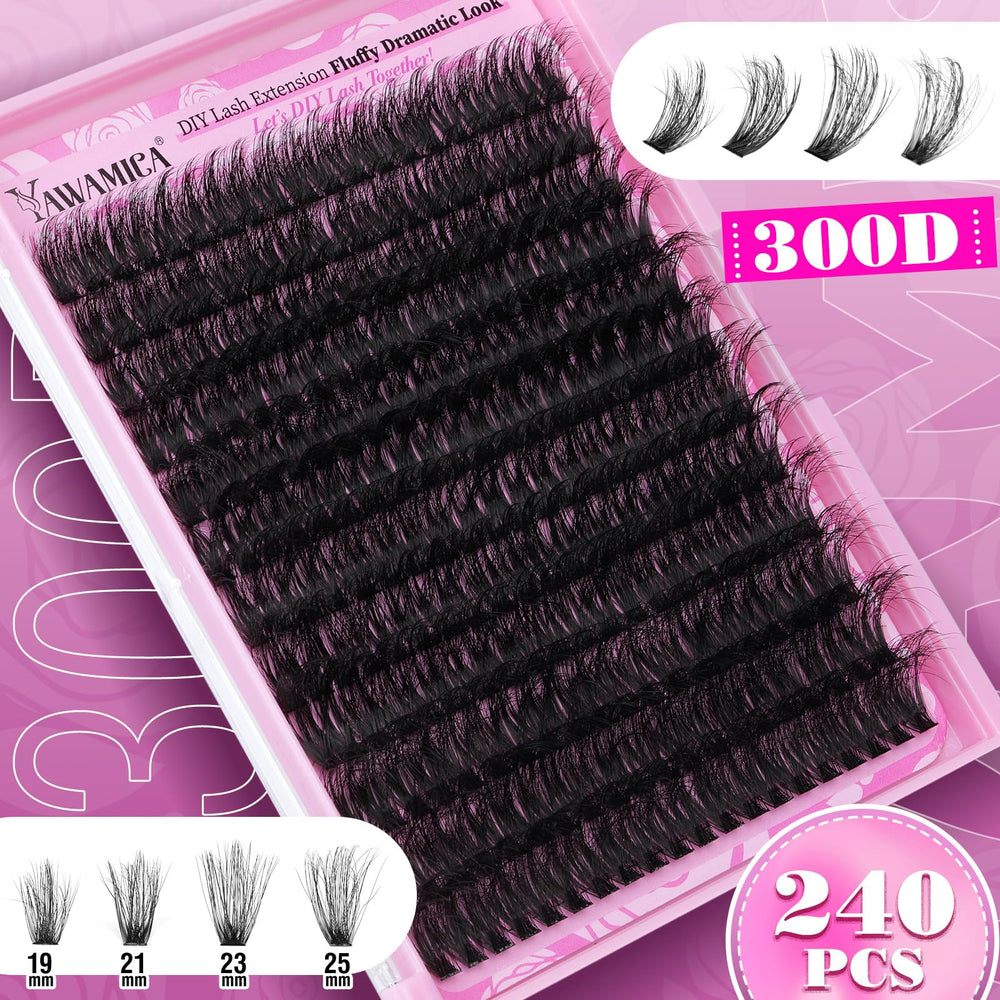 Yawamica DIY fluffy lash extensions for quick, professional-looking results