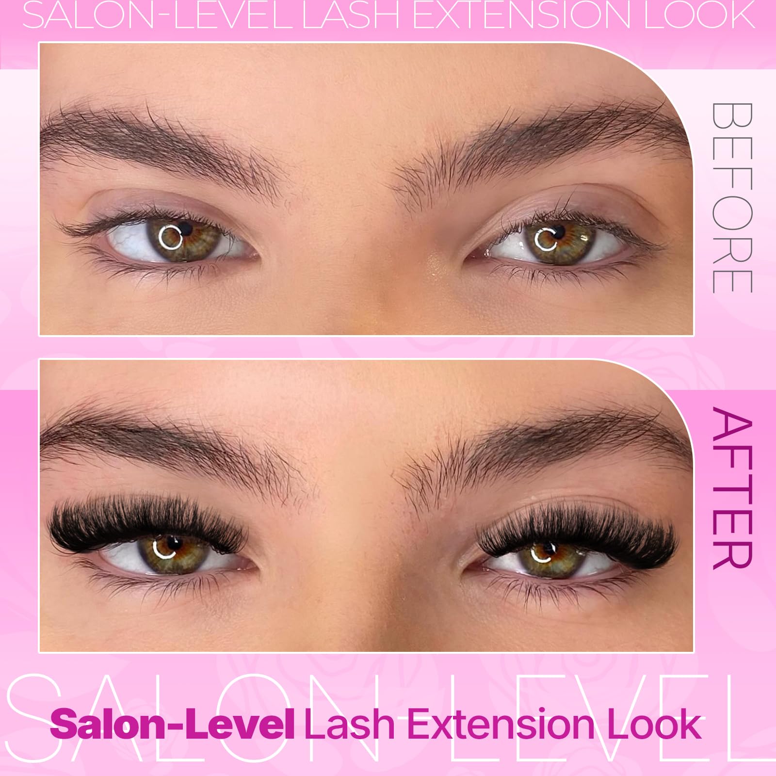 Yawamica DIY lash bundle guide aids at-home styling.