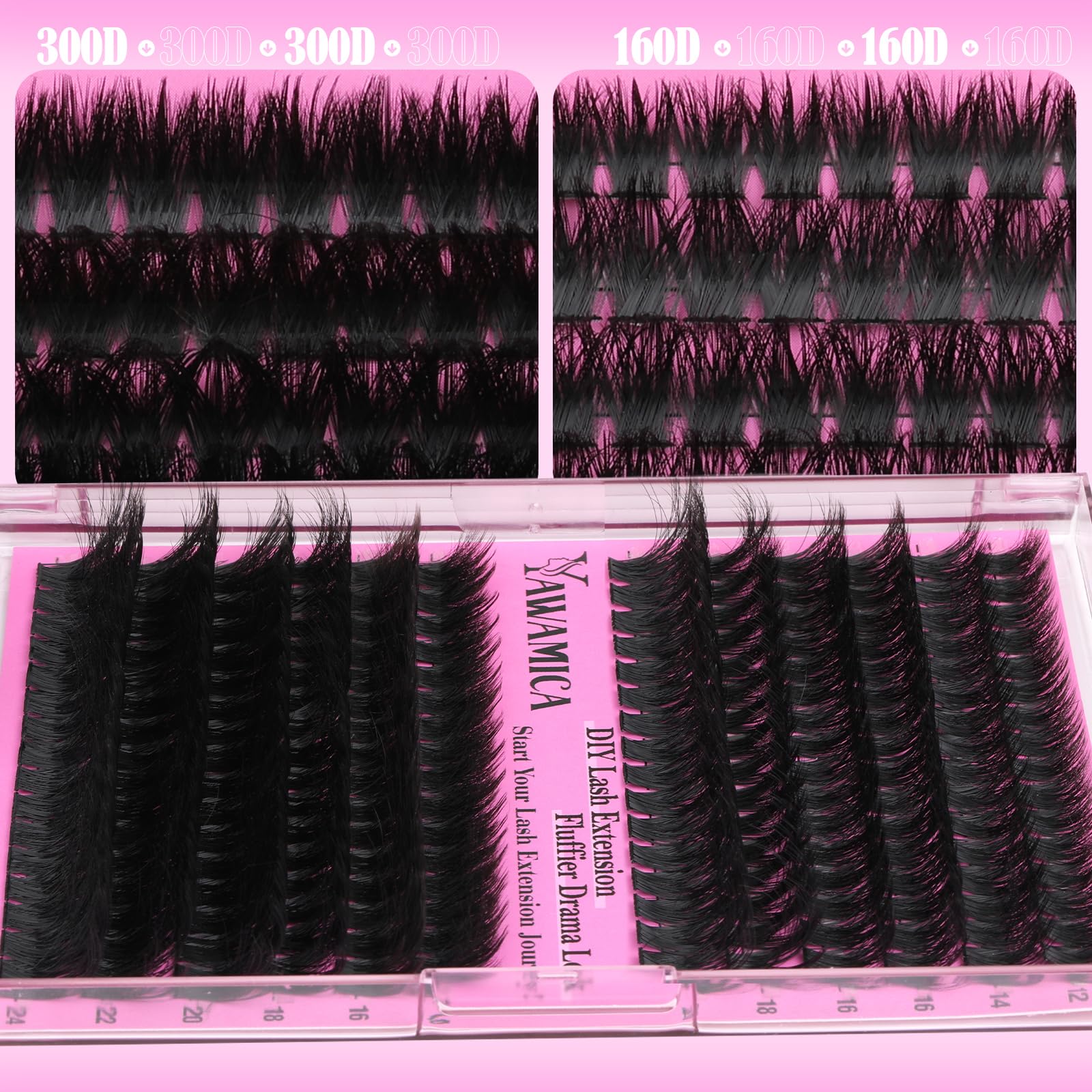 Yawamica DIY lash extensions kit for at-home salon-quality results.