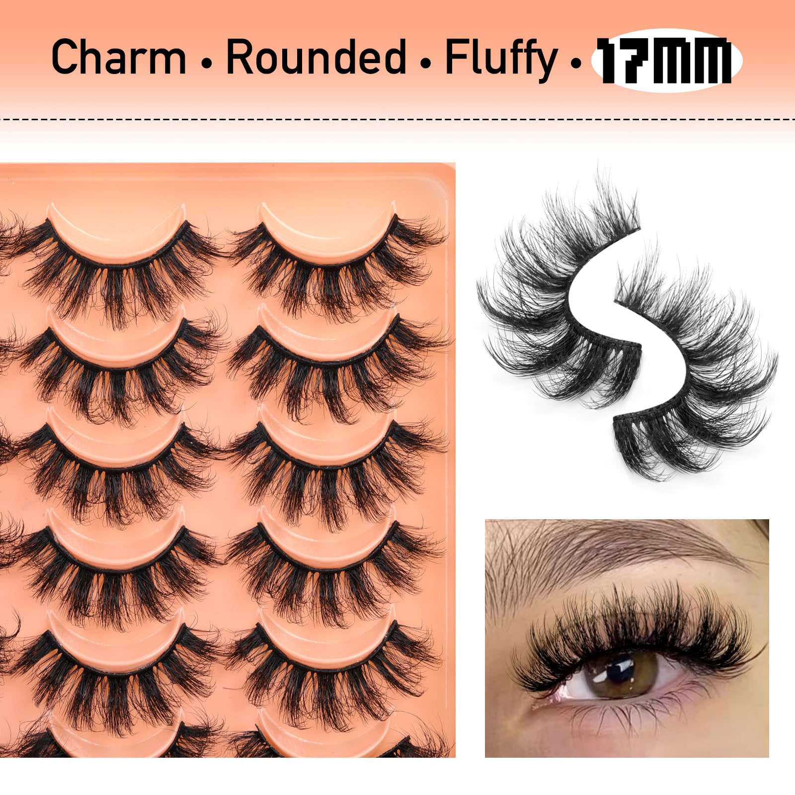 Yawamica dramatic flutter lashes deliver a doll-eye effect with added drama