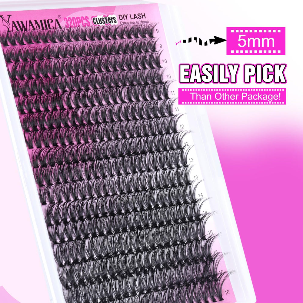 Yawamica Easy DIY lash extension at home for quick glamour.