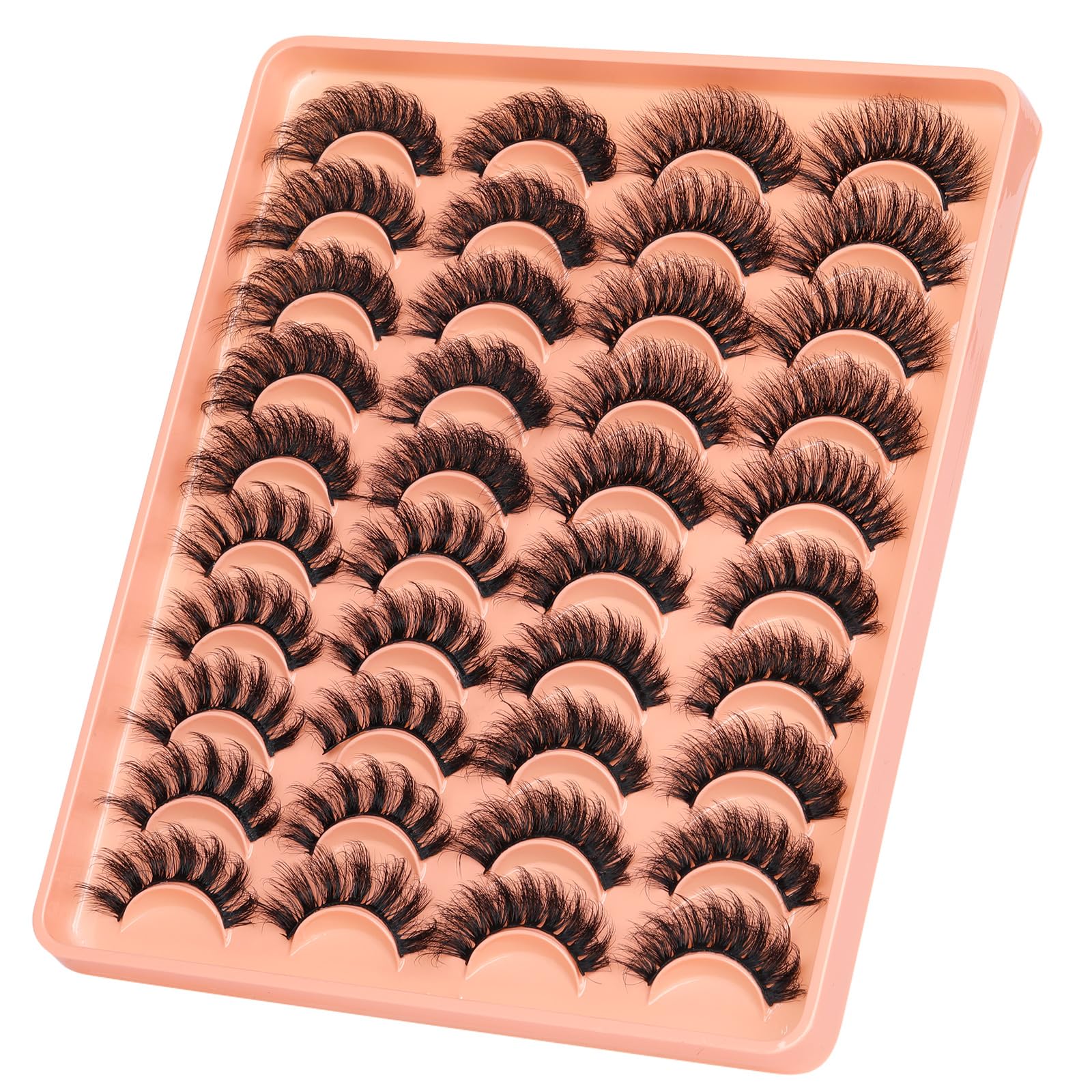 Yawamica fluffy false eyelashes four-styles pack for versatile everyday to special-occasion looks
