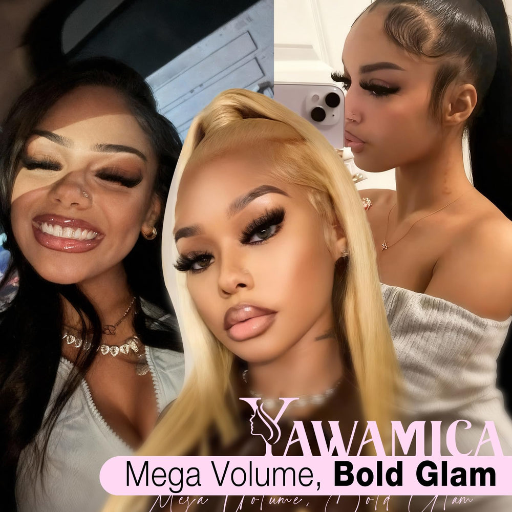 Yawamica fluffy wispy fibers deliver airy, lightweight volume.