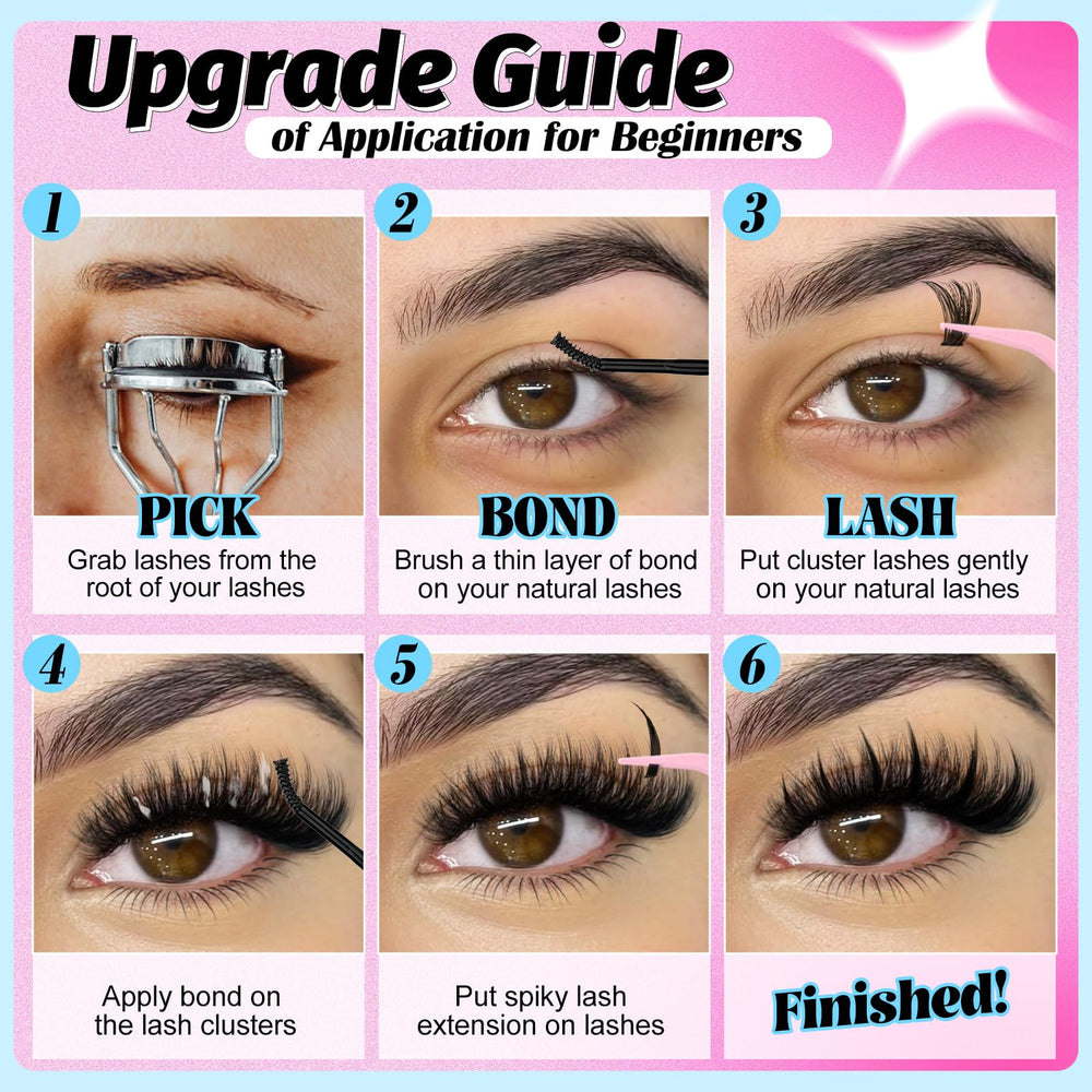Yawamica comprehensive kit includes 240 lashes and 10ml adhesive.