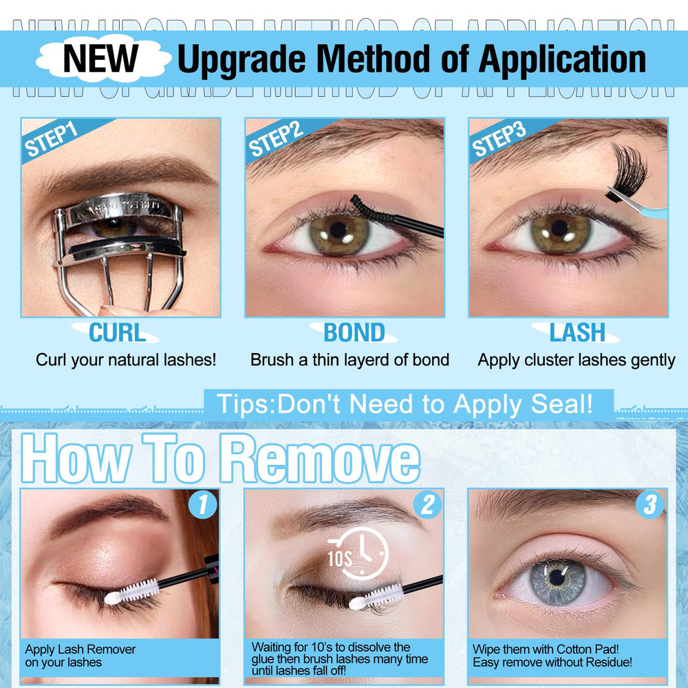 Yawamica lash extension kit tray neatly organizes lashes