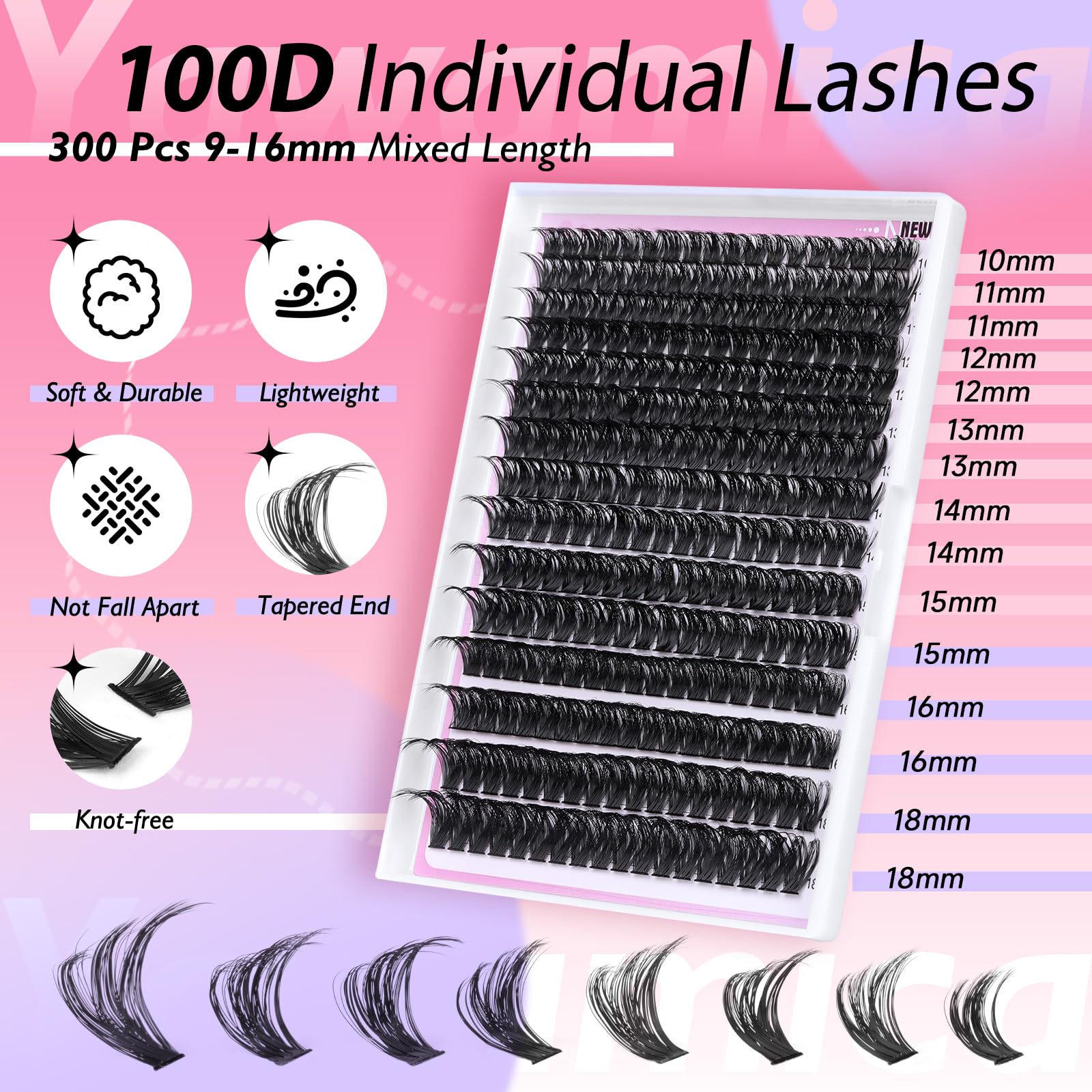 Yawamica lash remover 5ml facilitates clean, residue-free removal after a practice session.