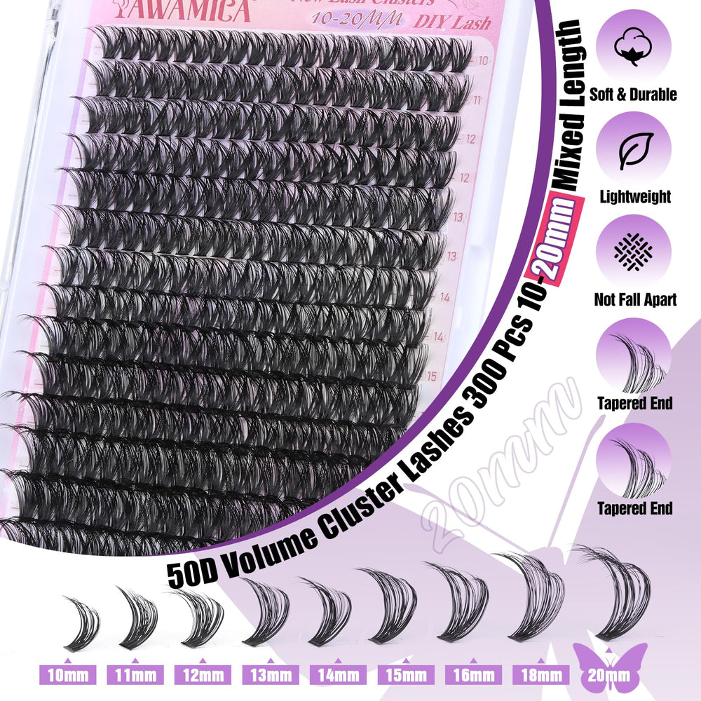 Yawamica lash remover for gentle, controlled cleanup