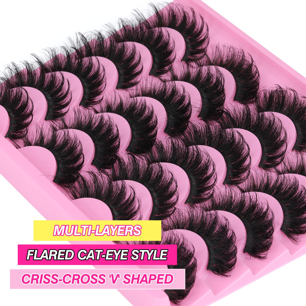 Yawamica Lashes 12-pairs pack; versatile for daily or festival looks.