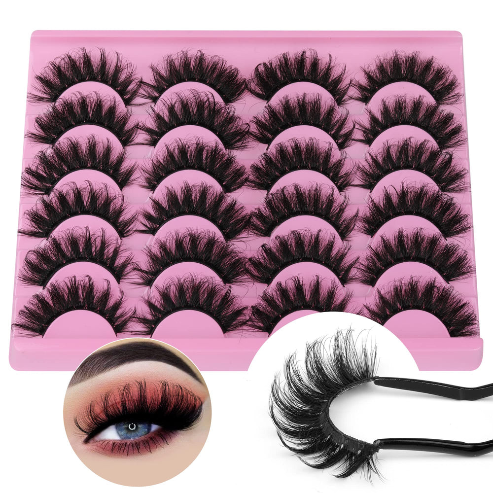 Yawamica Lashes 18mm D-Curl Pack for dramatic, full-volume at-home lash extension.