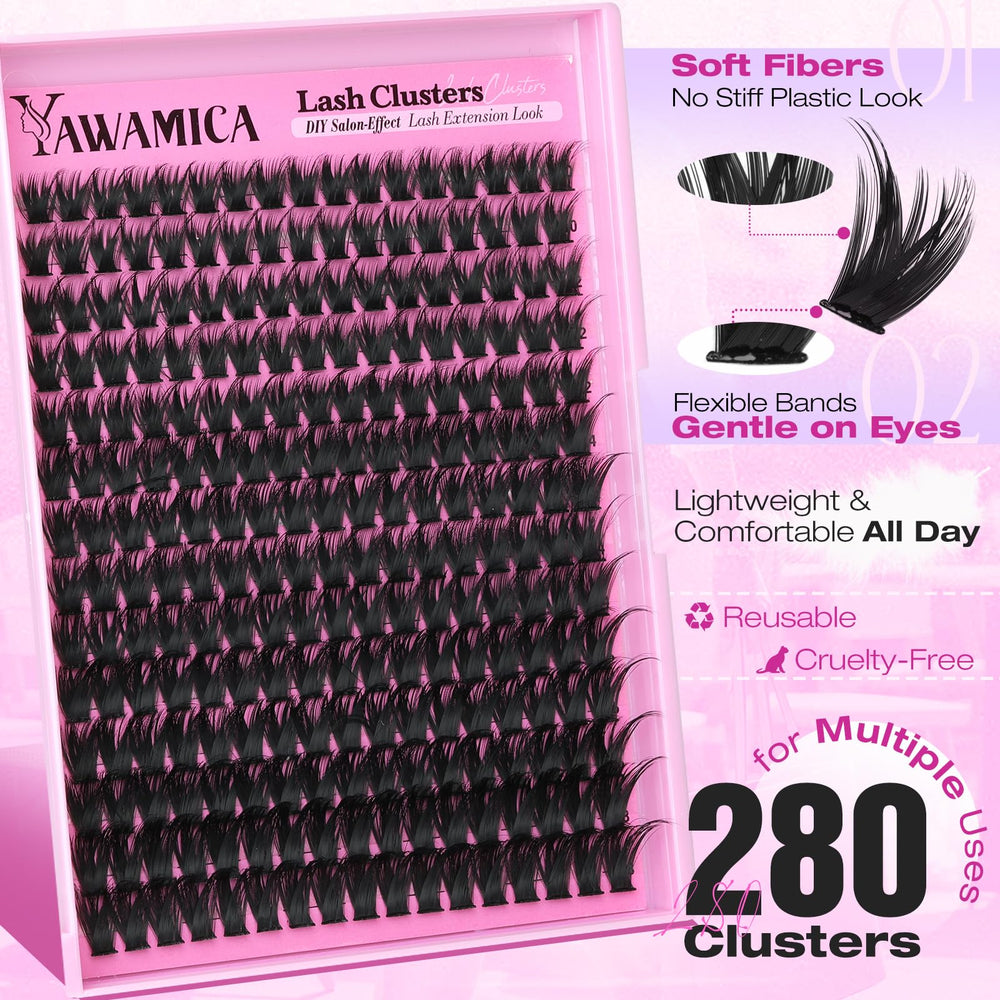 Yawamica lightweight clusters emphasize comfort during all-day wear.