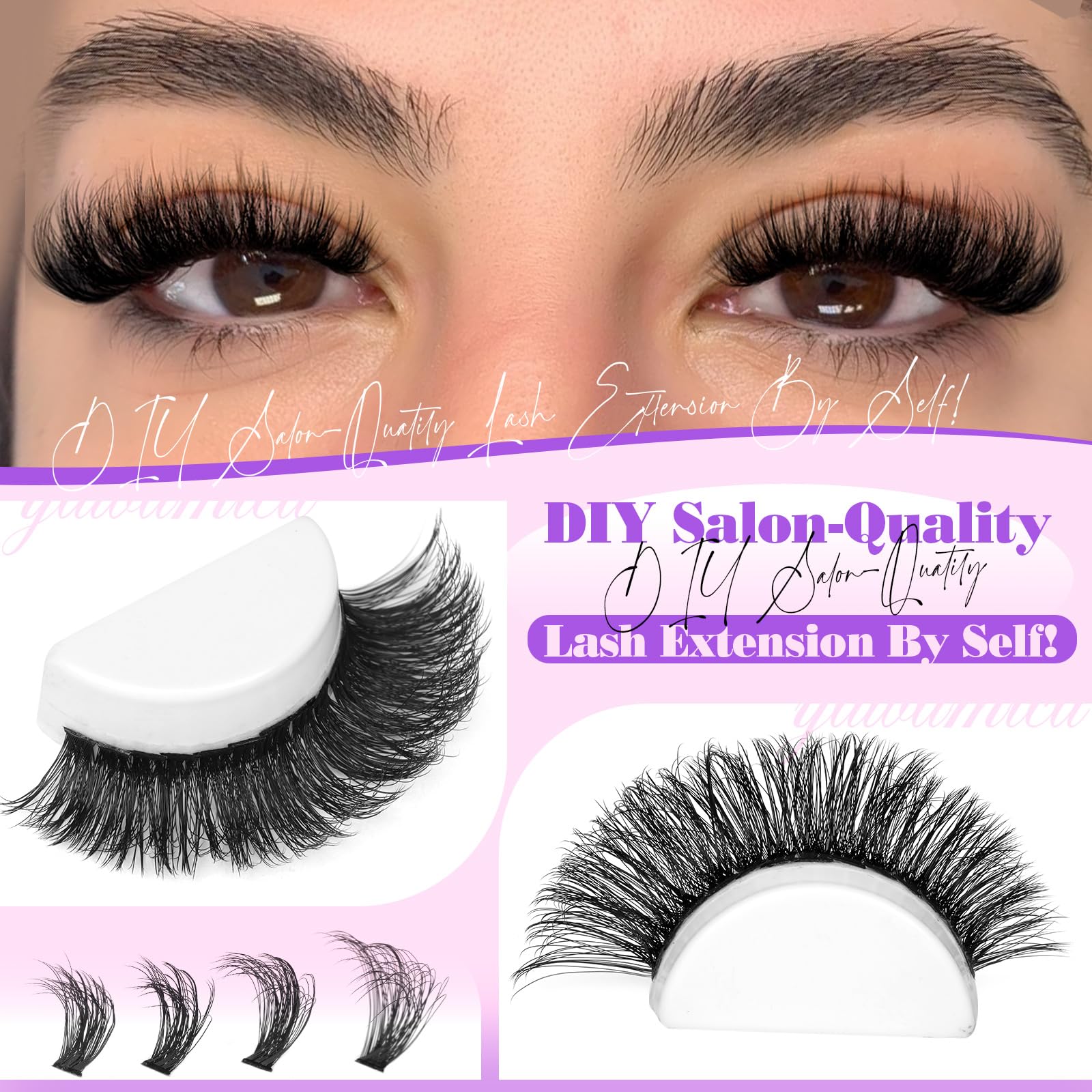 Yawamica Precision lash tweezers designed for controlled placement