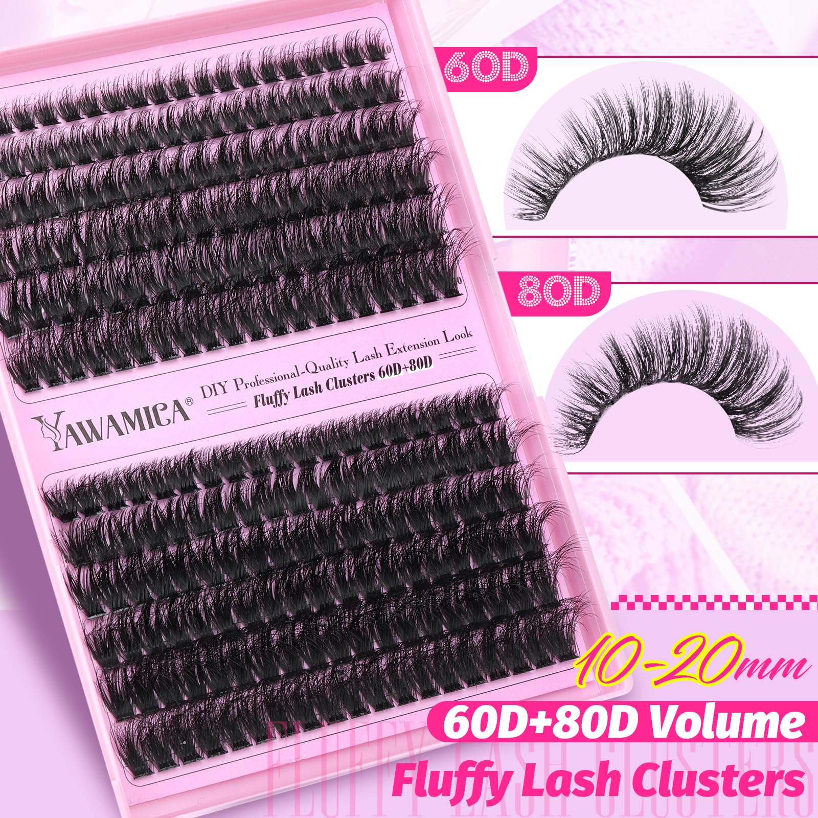 Yawamica reusable lashes designed for easy rewear and continued use