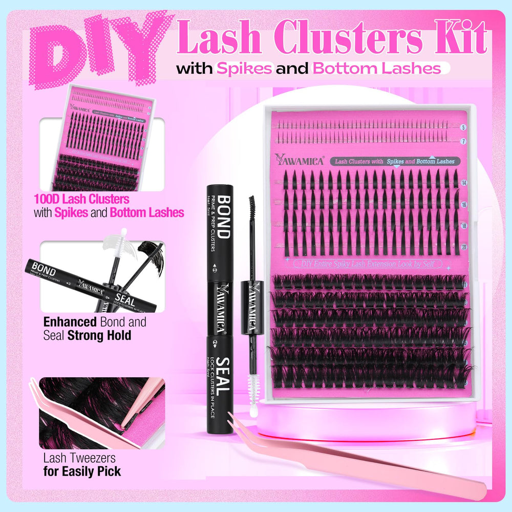 Yawamica waterproof lashes stay intact in humidity and sweat.
