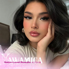 Yawamica lash clusters on hand demonstrates easy application and light feel.