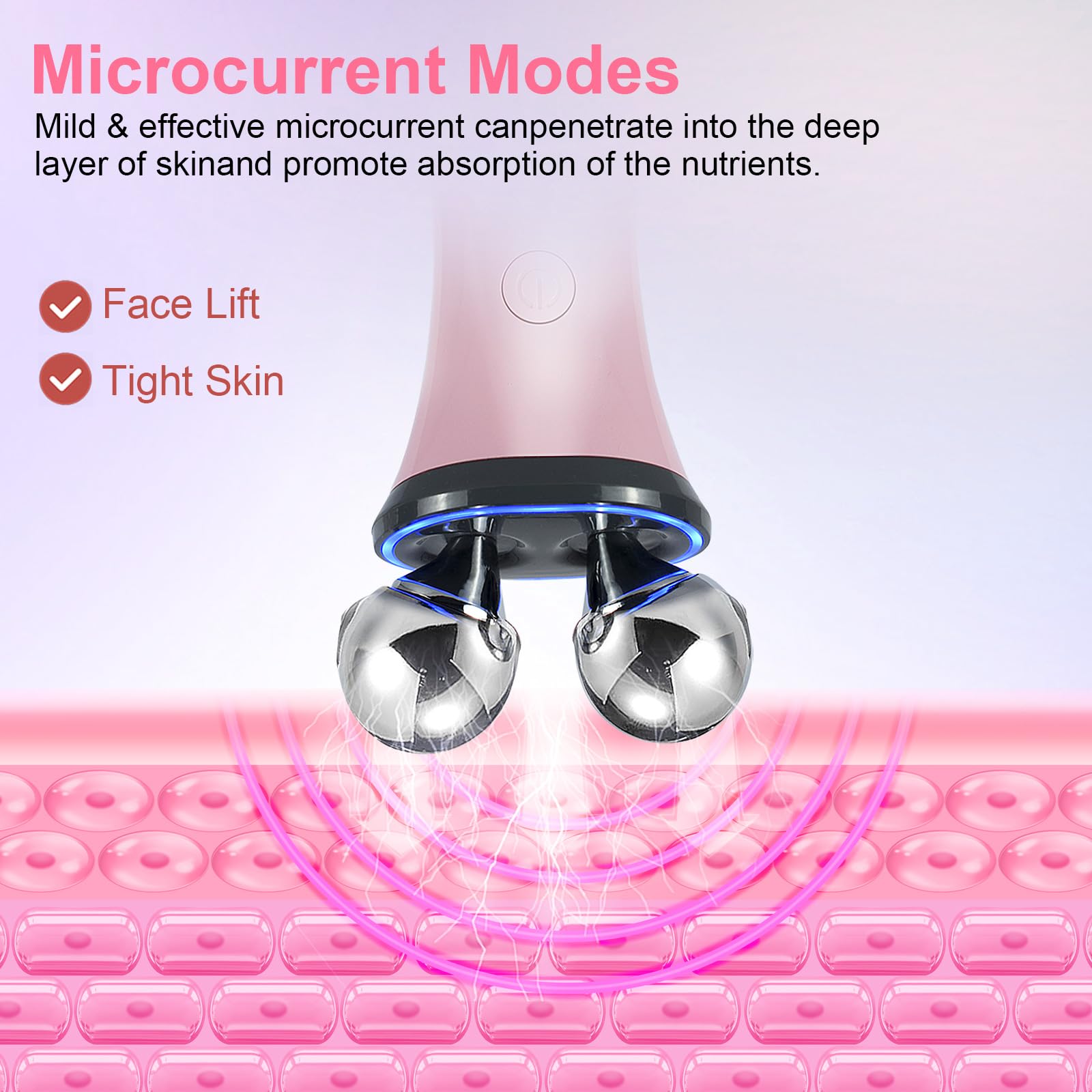 Yawpig microcurrent device used on face and neck for circulation