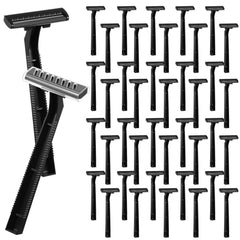 YBEATY 400pcs twin-blade disposable razors pack for steady grooming supply