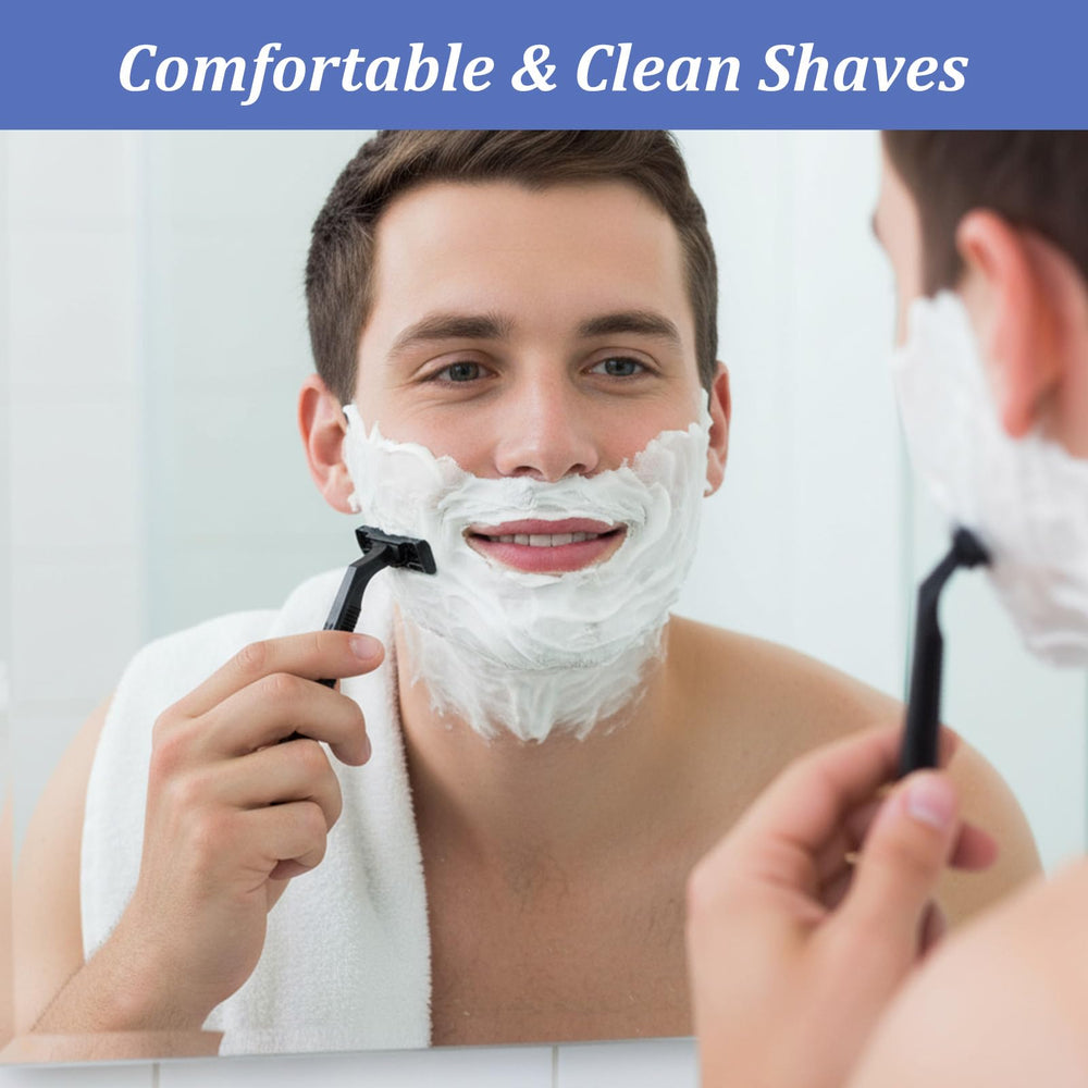 YBEATY portable manual shavers ideal for travel and camping