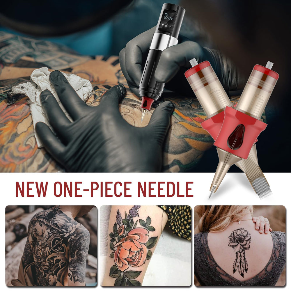 Practice skin with sample design for easy technique drills.