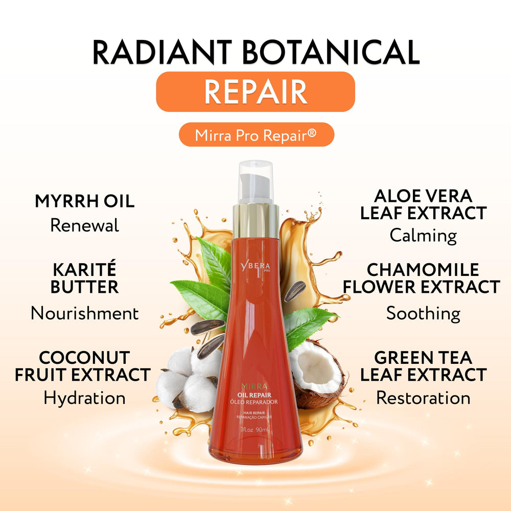 Ybera Paris Mirra Oil Repair on dry hair delivers deep hydration
