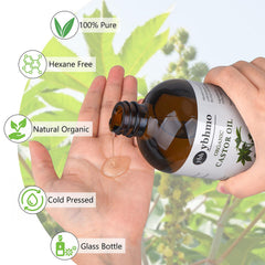 YBHMO castor oil single-ingredient formula for reliable skincare