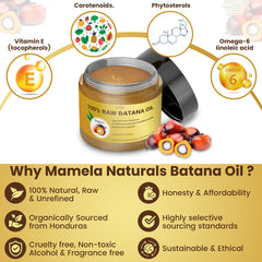 YBW Batana Oil paste texture ready for hair mask applications