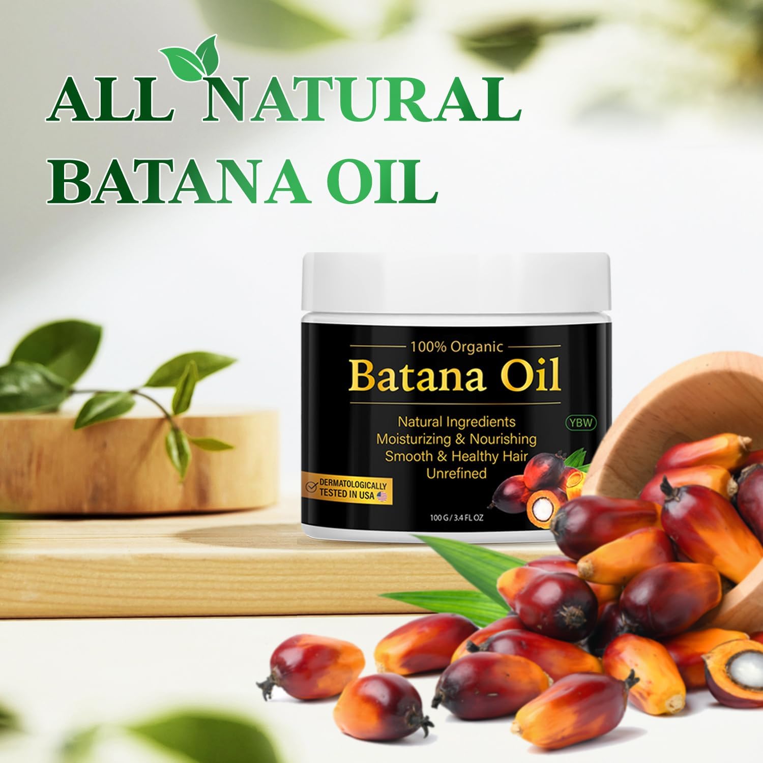 YBW Batana Oil being massaged into scalp demonstrates nourishing treatment