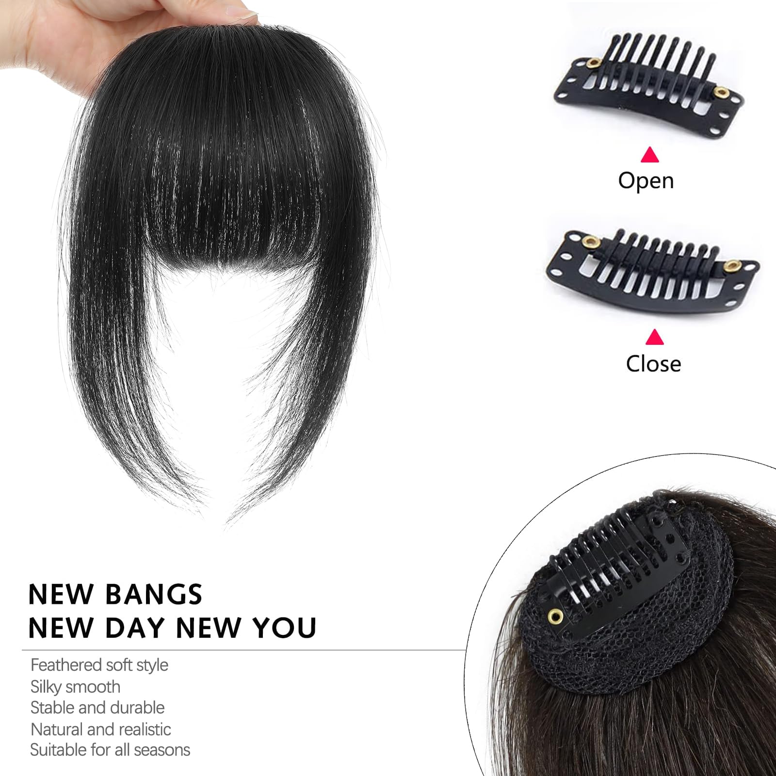 YBYMCAI wispy temples offer versatile styling and elegant framing.