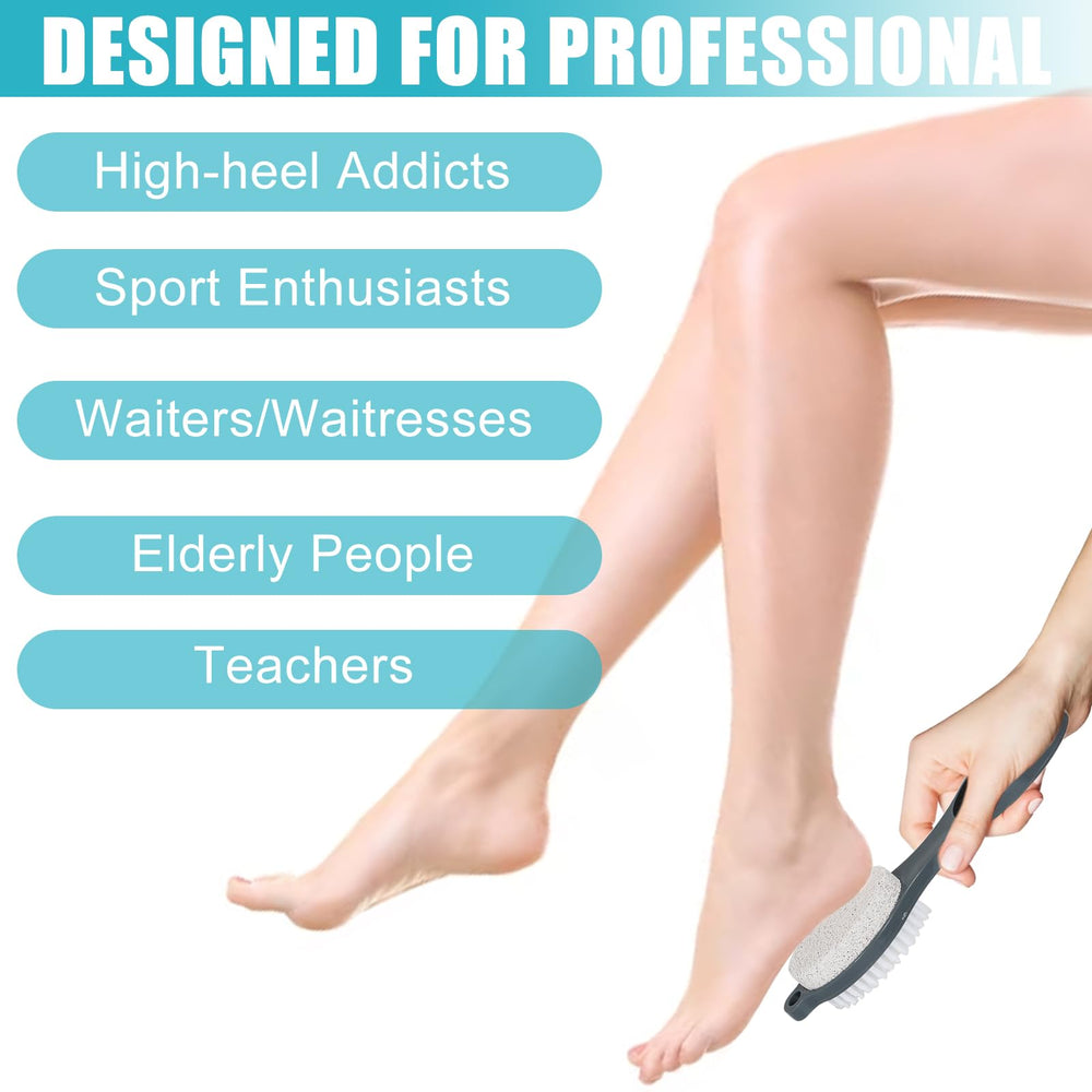Yclin foot brush with massage action for soothing cleanse
