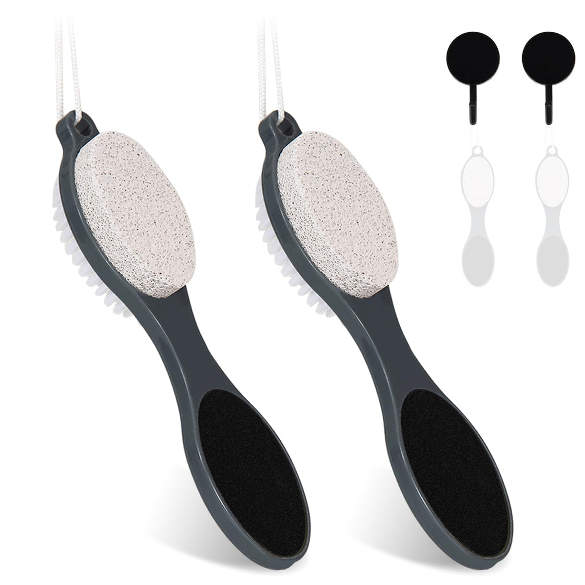 Yclin foot file callus remover with double-sided design for deep cleansing