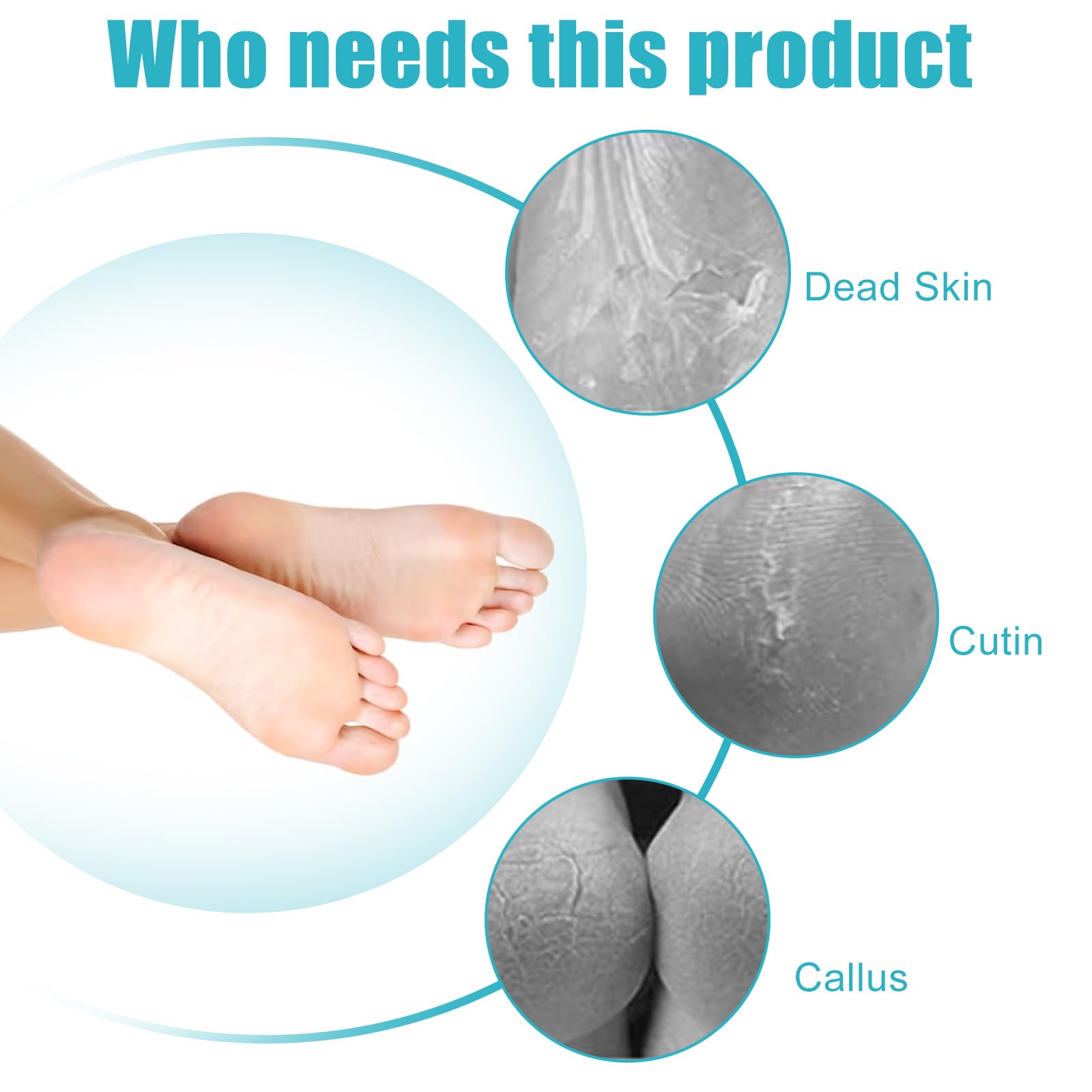 Yclin shower foot scrubber for convenient cleaning