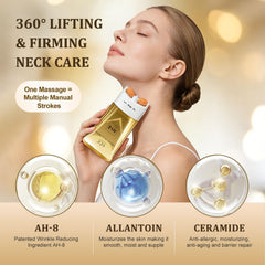 Ycz Neck-Eye Care deep hydration close-up with dewy glow.
