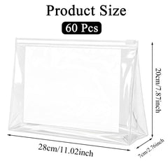 YEAJOIN small zipper pouch set portable storage for daily toiletries.