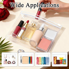 YEAJOIN transparent small bag for cosmetics and toiletries