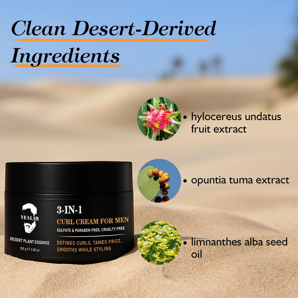 YEALIR meadowfoam seed oil close-up adds natural shine.