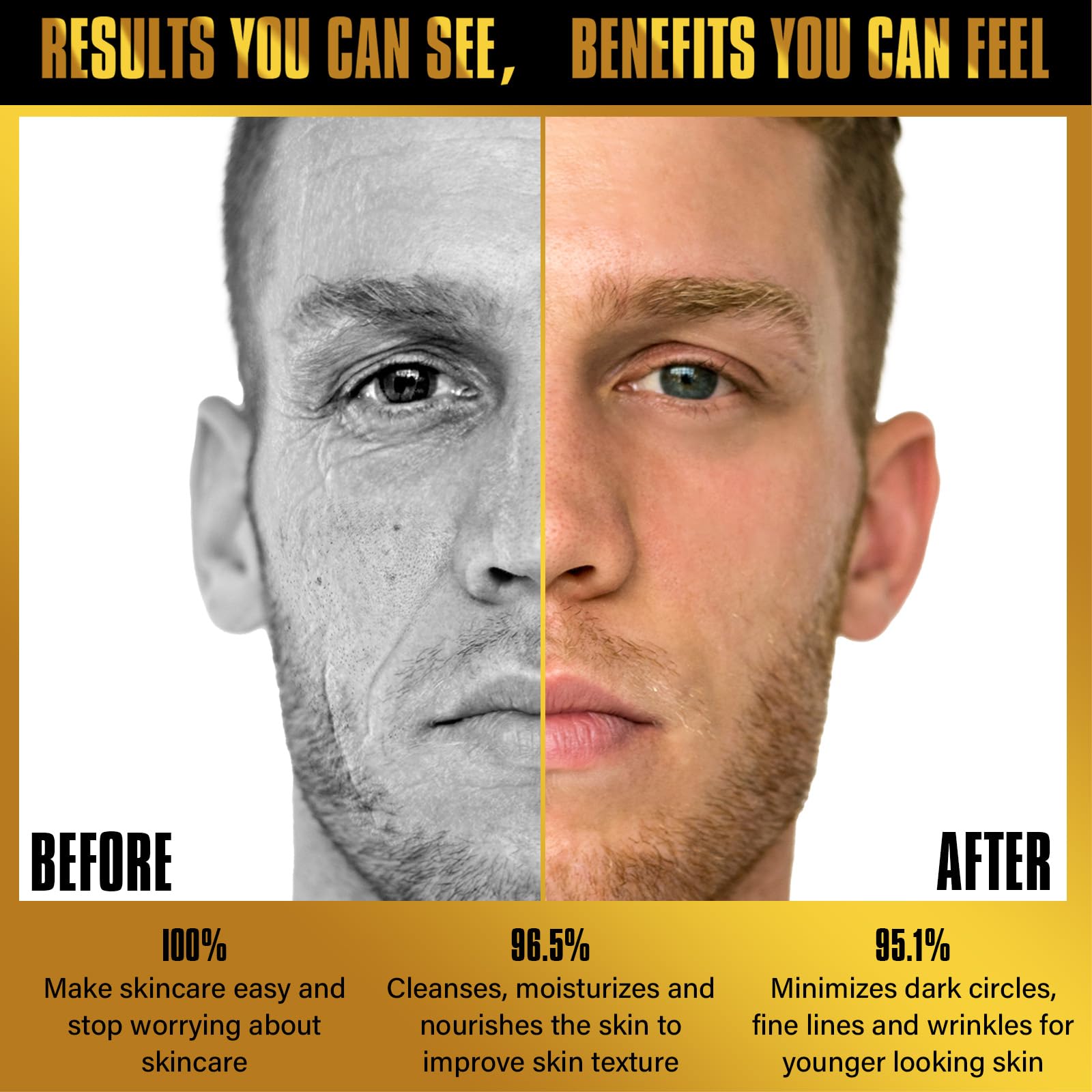 YEALIR Men Scrub texture close-up highlighting gentle exfoliation