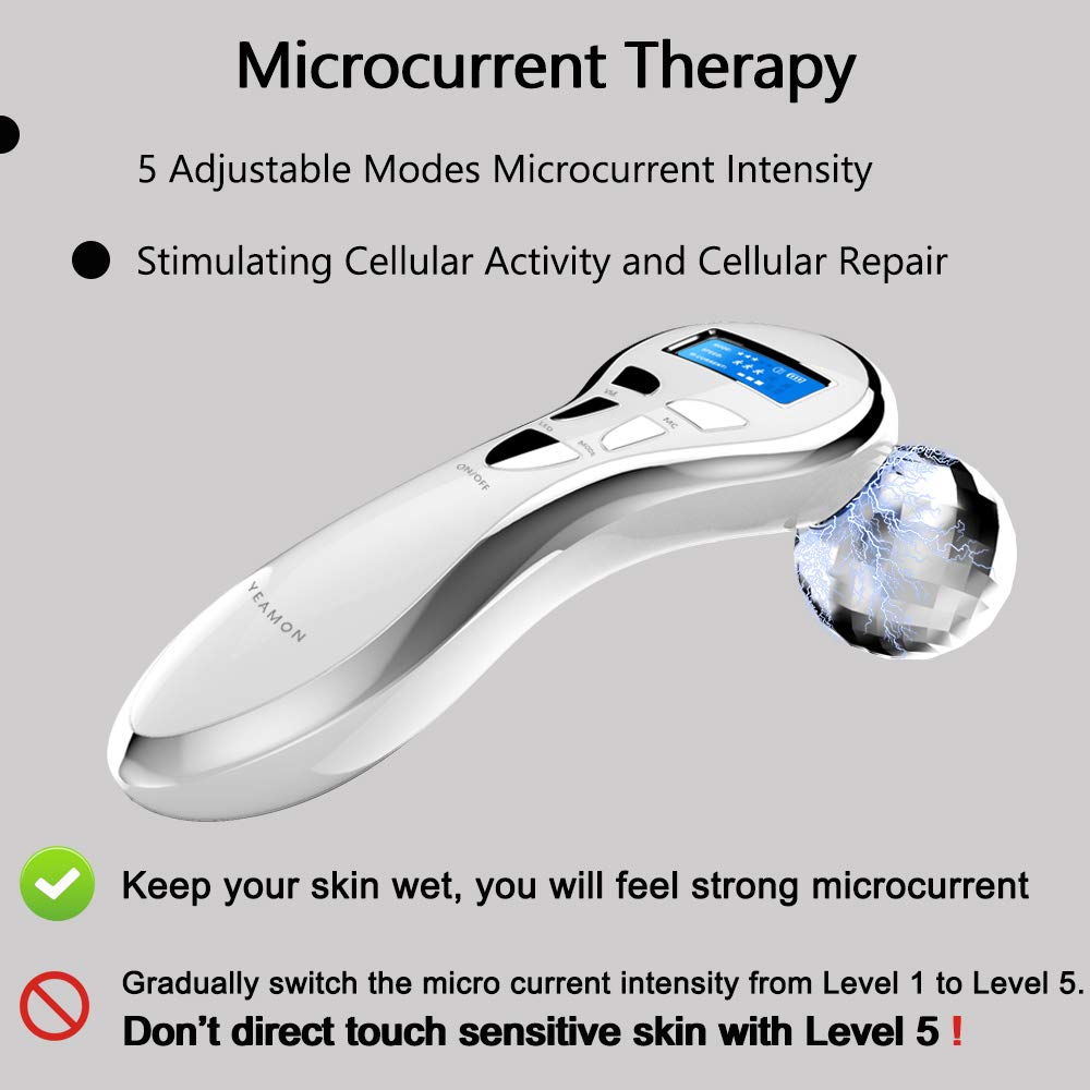 Yeamon 4D Massager side control panel enabling 125 customization options for personalized massages